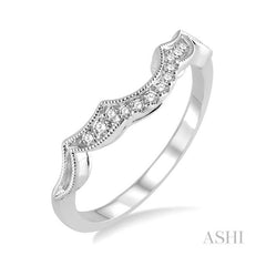 ASHI Diamond Wedding Band 20998PPFHWG-WB