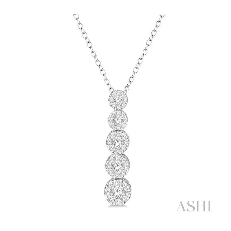 ASHI Lovebright Essential Journey Diamond Pendant 914B3PPFVPDWG
