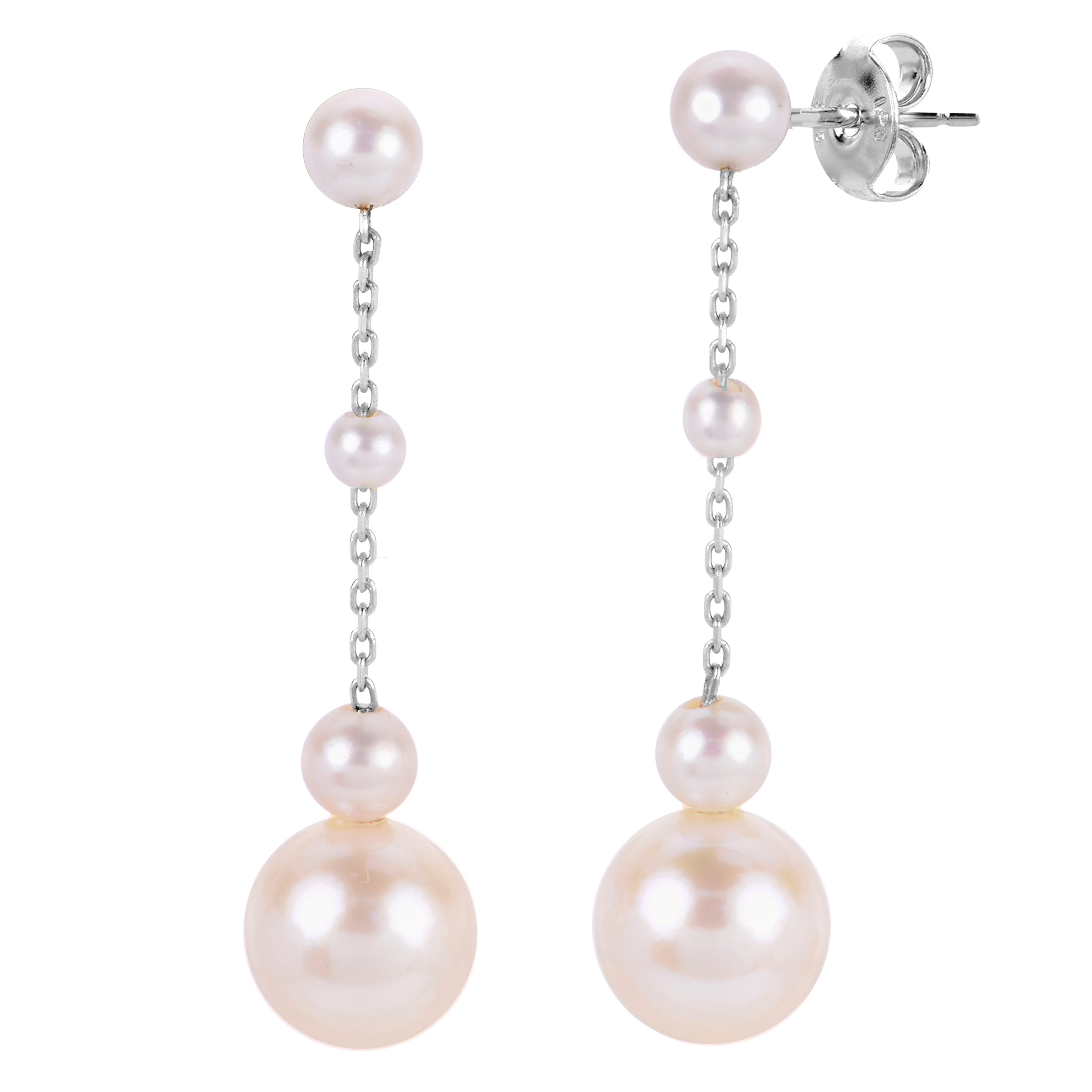 Parkplace Pearls 14KT White Gold Freshwater Pearl Earring 921183/FWWHAA