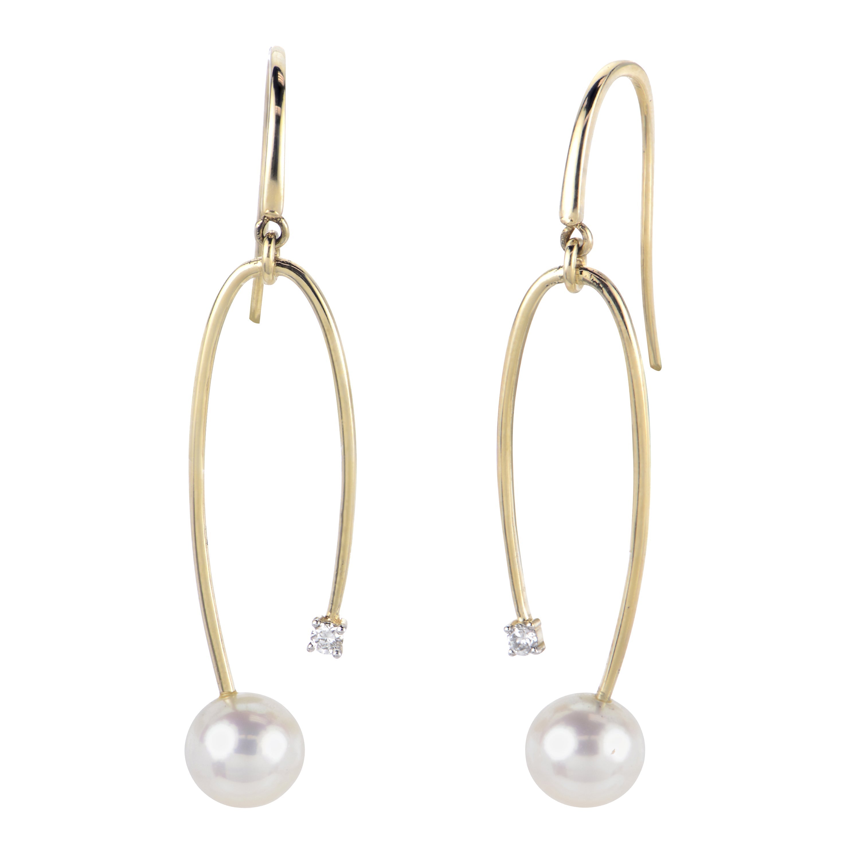 Parkplace Pearls 14KT Yellow Gold Freshwater Pearl Earring 921252/FWAA