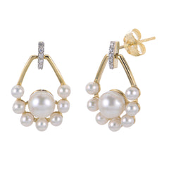 Parkplace Pearls 14KT Yellow Gold Freshwater Pearl Earring 921921/FWAA