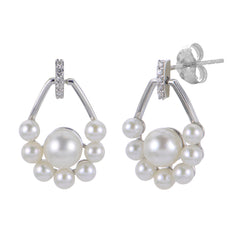 Parkplace Pearls 14KT White Gold Freshwater Pearl Earring 921921/FWWHAA