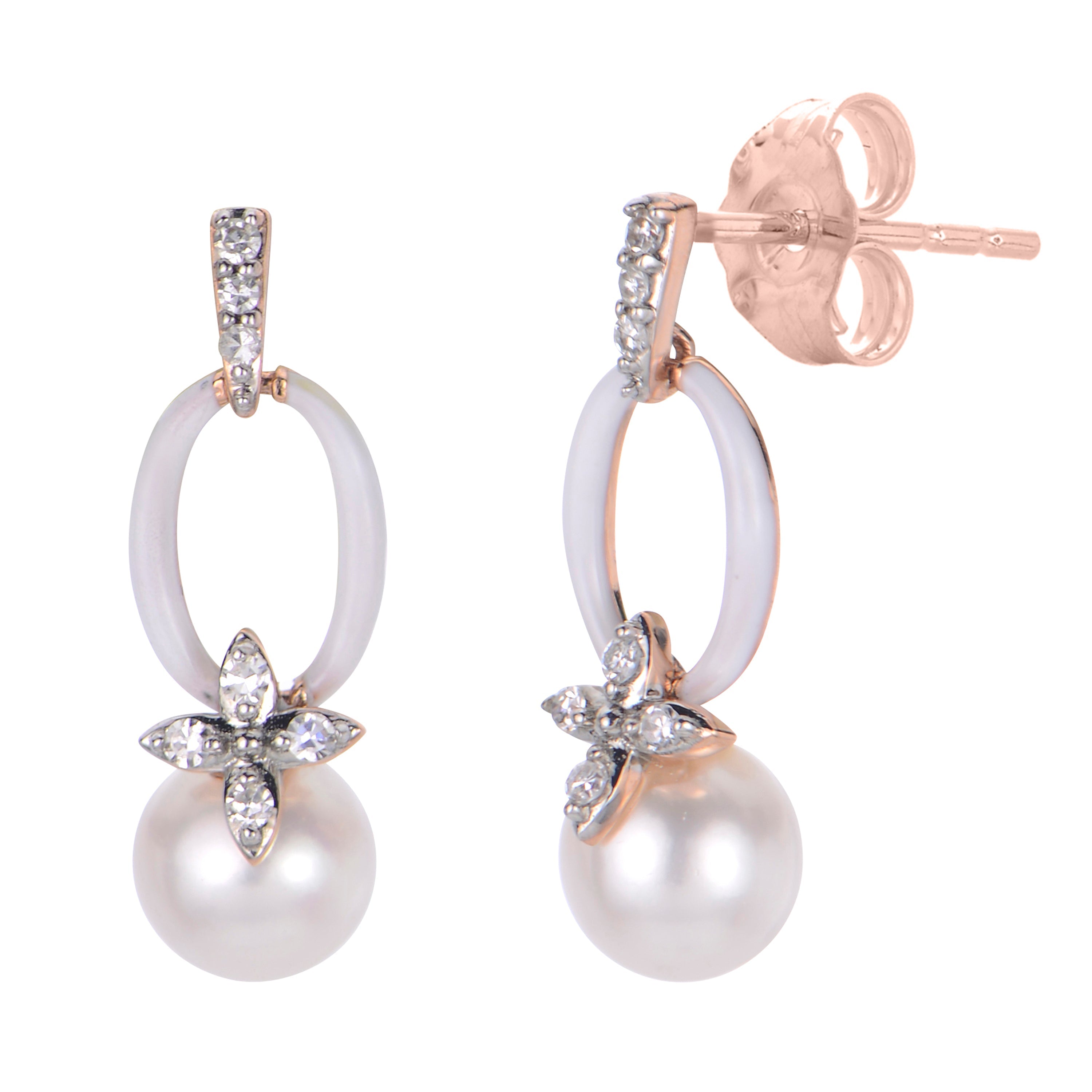 Parkplace Pearls 14KT Yellow Gold Freshwater Pearl Earring 921967/RG-AA