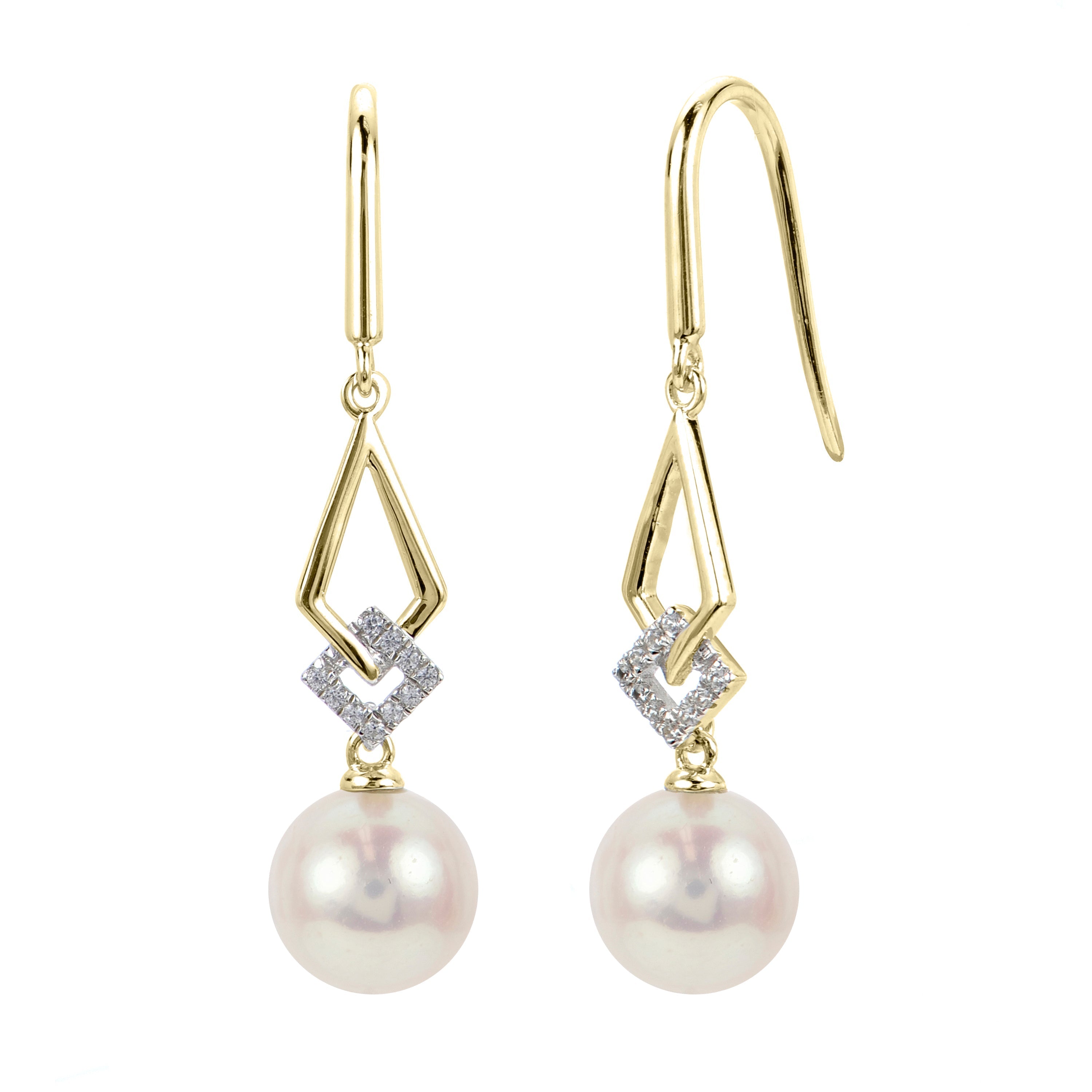 Parkplace Pearls 14KT Yellow Gold Freshwater Pearl Earring 922005/FWAA