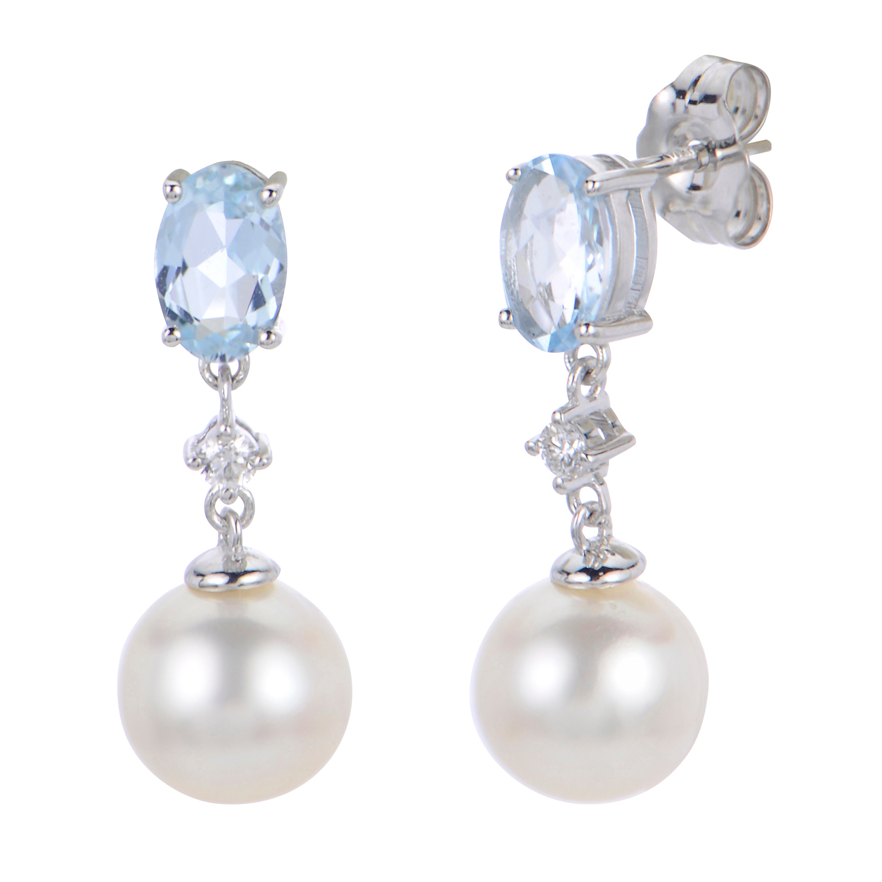 Parkplace Pearls 14KT White Gold Freshwater Pearl Earring 922148/FWWHAA