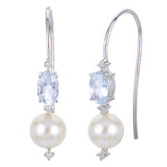 Parkplace Pearls 14KT White Gold Freshwater Pearl Earring 922151/FWWHAA