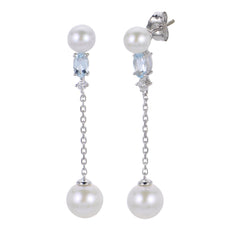Parkplace Pearls 14KT White Gold Freshwater Pearl Earring 922153/FWWHAA