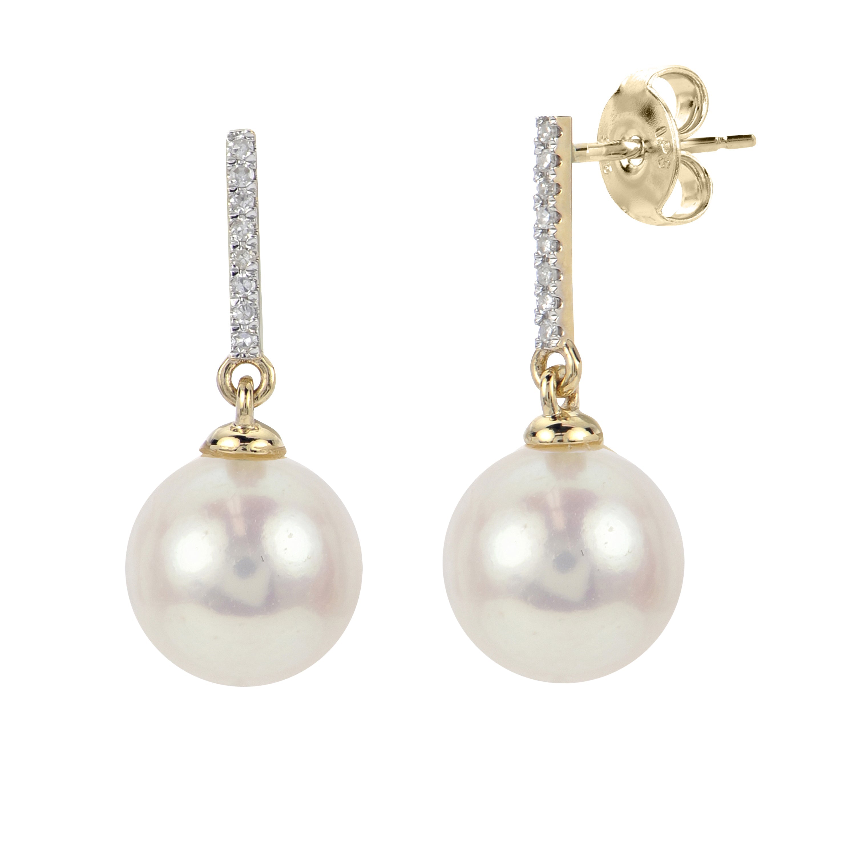 Parkplace Pearls 14KT Yellow Gold Freshwater Pearl Earring 922310/FWAA