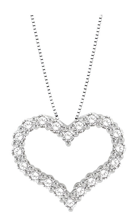 Parkplace Jewelers Heart Shape Diamond Pendant 94051PPFGPDWG