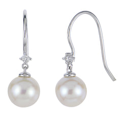 Parkplace Pearls 14KT White Gold Freshwater Pearl Earring 922764/FWWH-AA