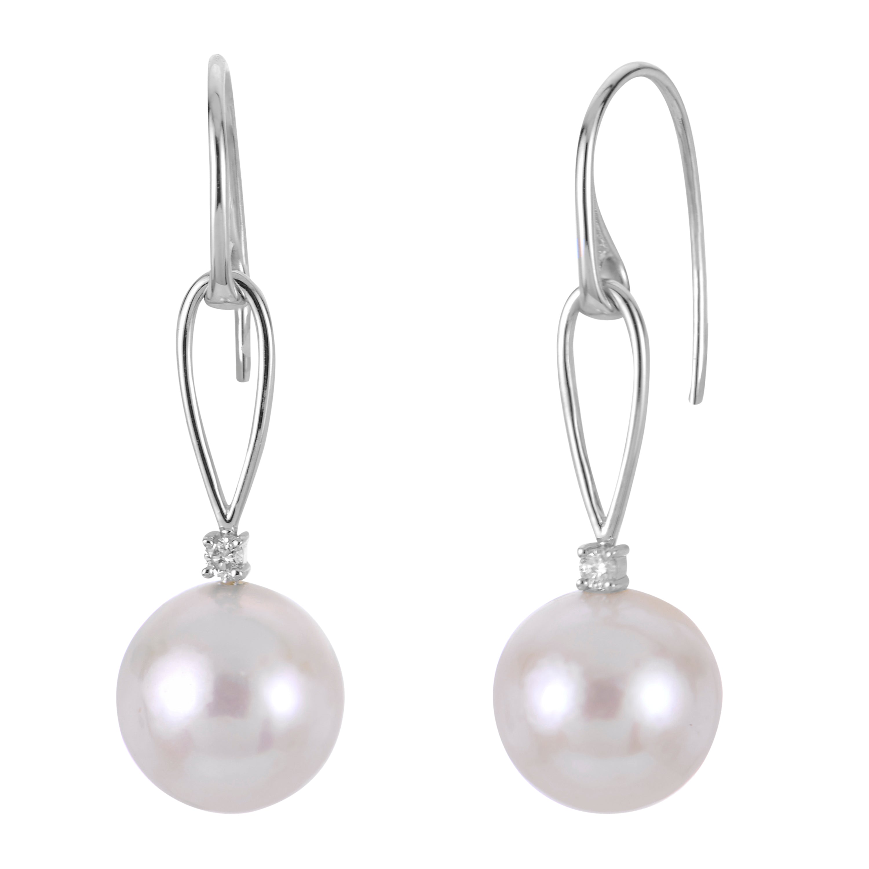 Parkplace Pearls 14KT White Gold Freshwater Pearl Earring 922776/FWWH