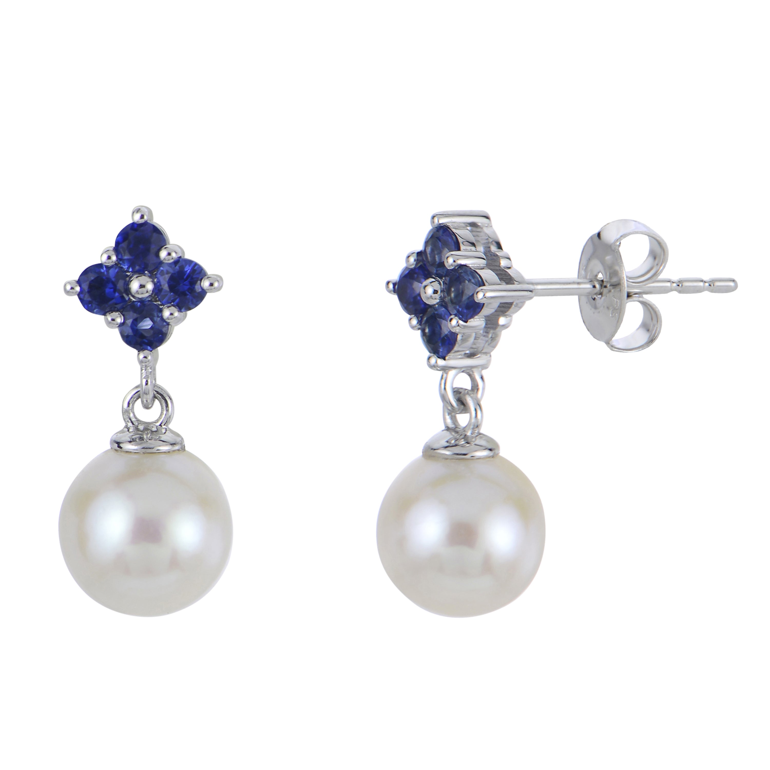 Parkplace Pearls 14KT White Gold Freshwater Pearl Earring 922892/FWWH-AA