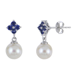 Parkplace Pearls 14KT White Gold Freshwater Pearl Earring 922892/FWWH-AA