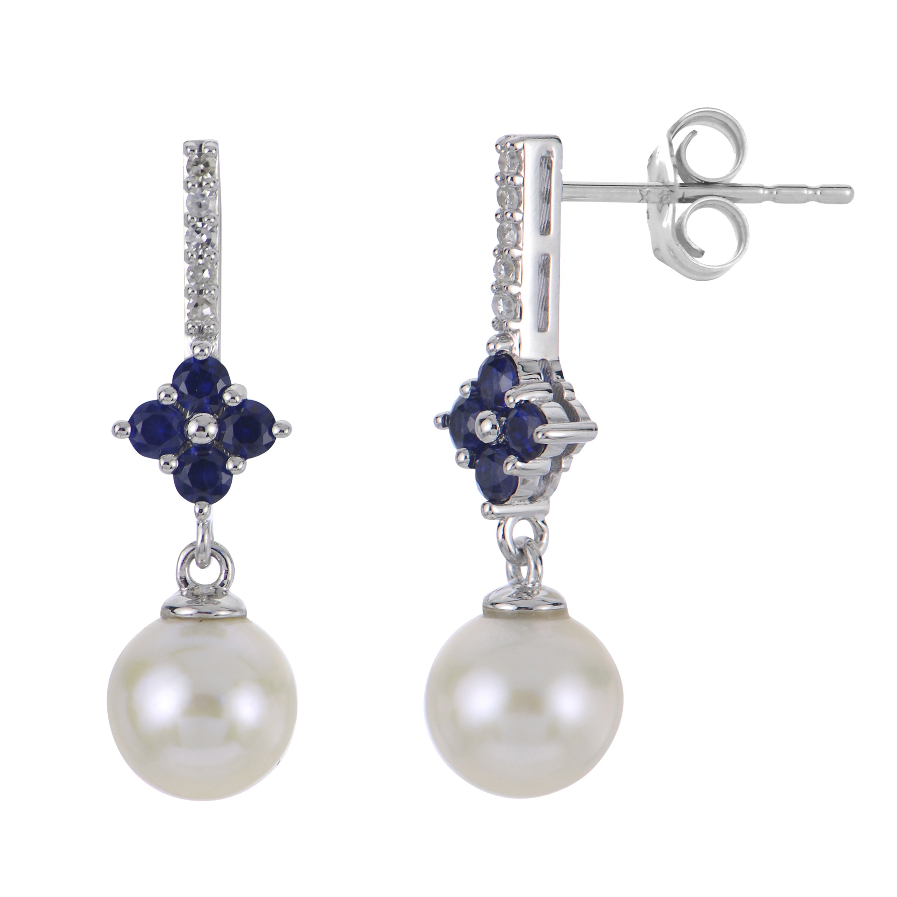 Parkplace Pearls 14KT White Gold Freshwater Pearl Earring 922893/FWWH-AA