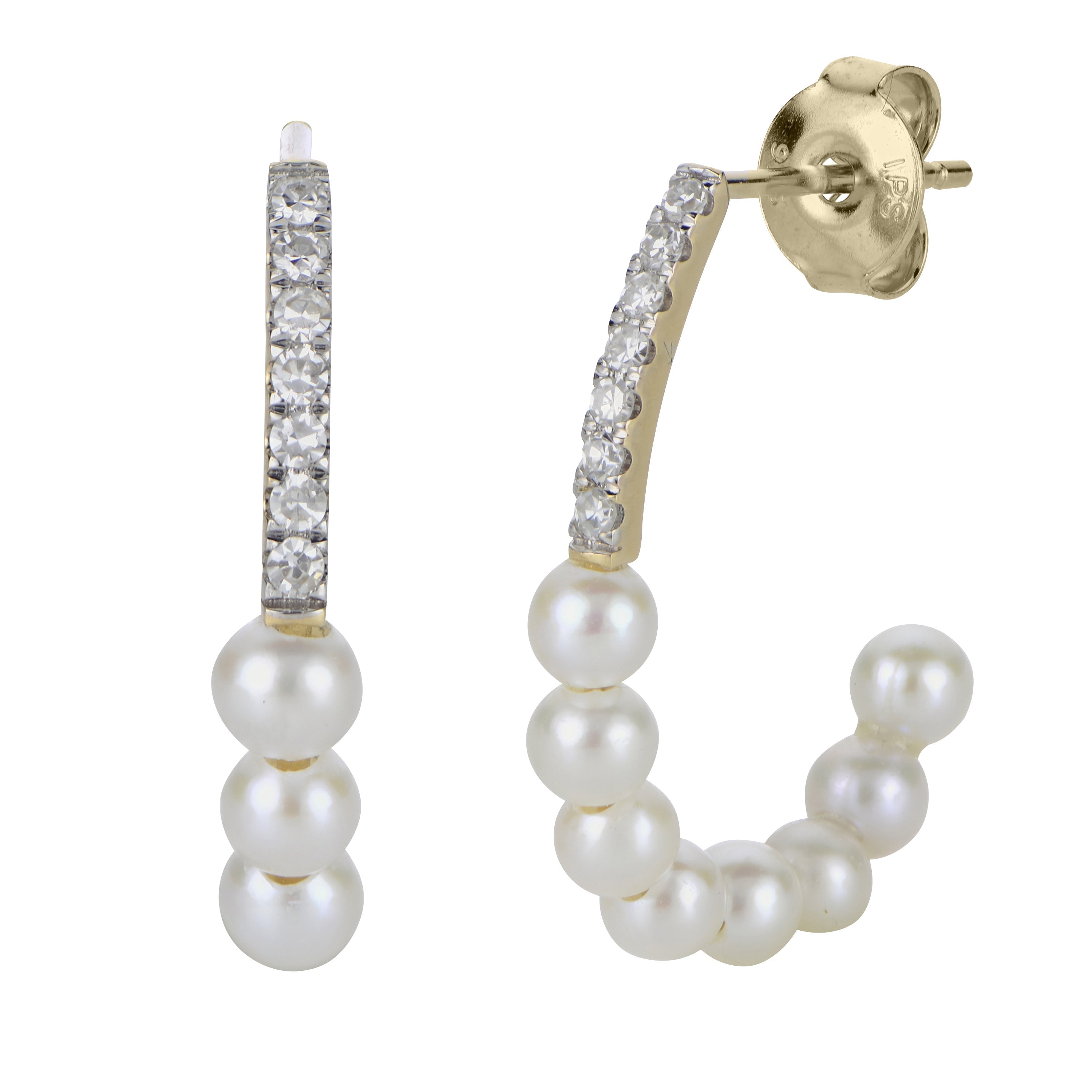 Parkplace Pearls 14KT Yellow Gold Freshwater Pearl Earring 922959/FWAA