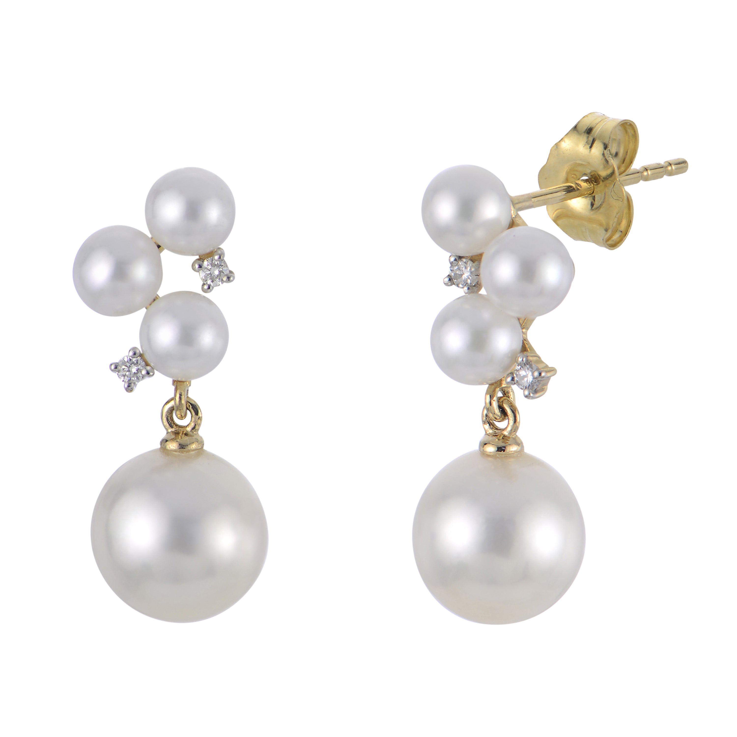 Parkplace Pearls 14KT Yellow Gold Freshwater Pearl Earring 923092/FWAA