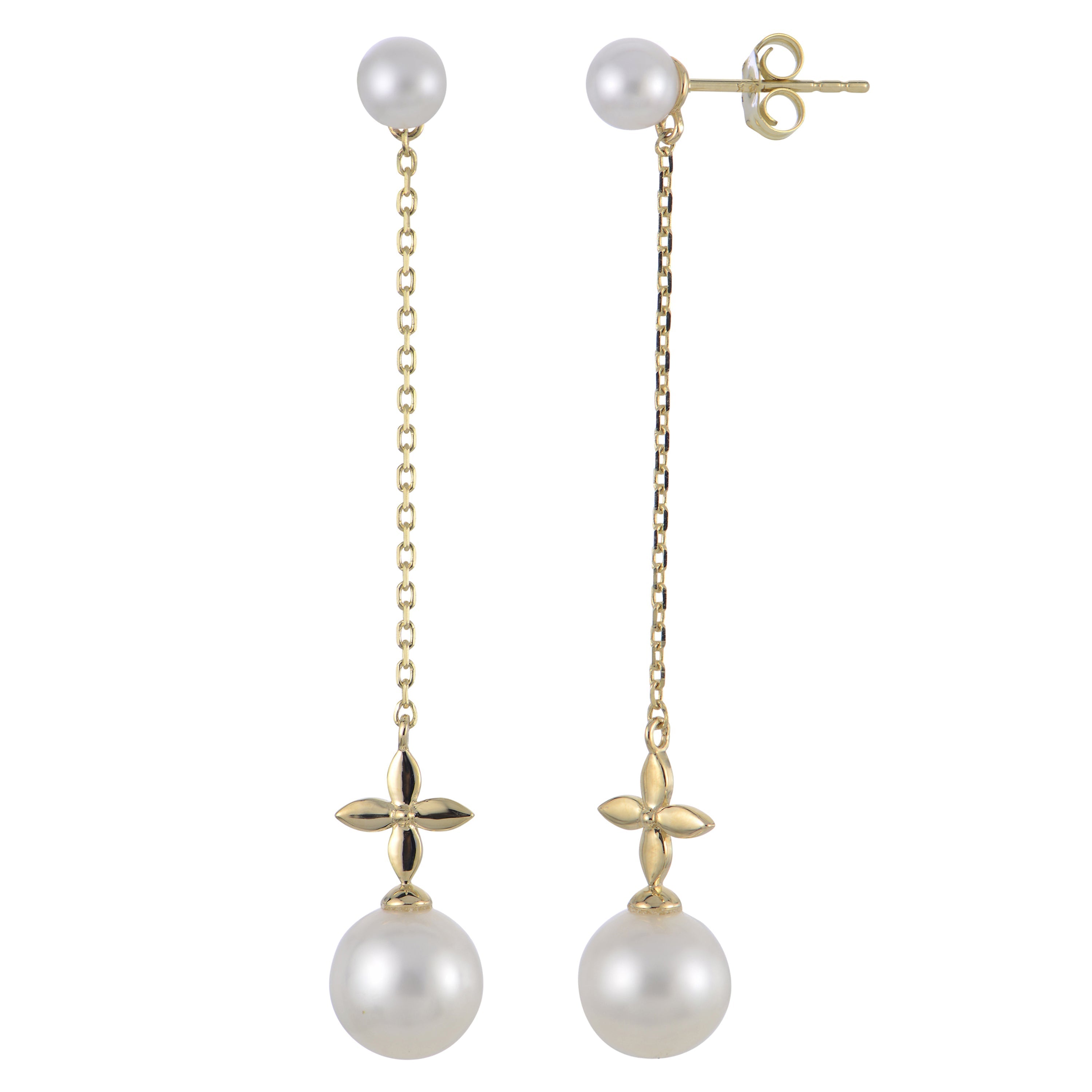 Parkplace Pearls 14KT Yellow Gold Freshwater Pearl Earring 923202/FWAA