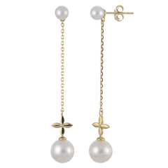 Parkplace Pearls 14KT Yellow Gold Freshwater Pearl Earring 923202/FWAA