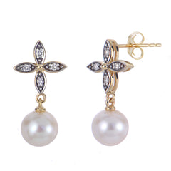 Parkplace Pearls 14KT Yellow Gold Freshwater Pearl Earring 923227/FWAA
