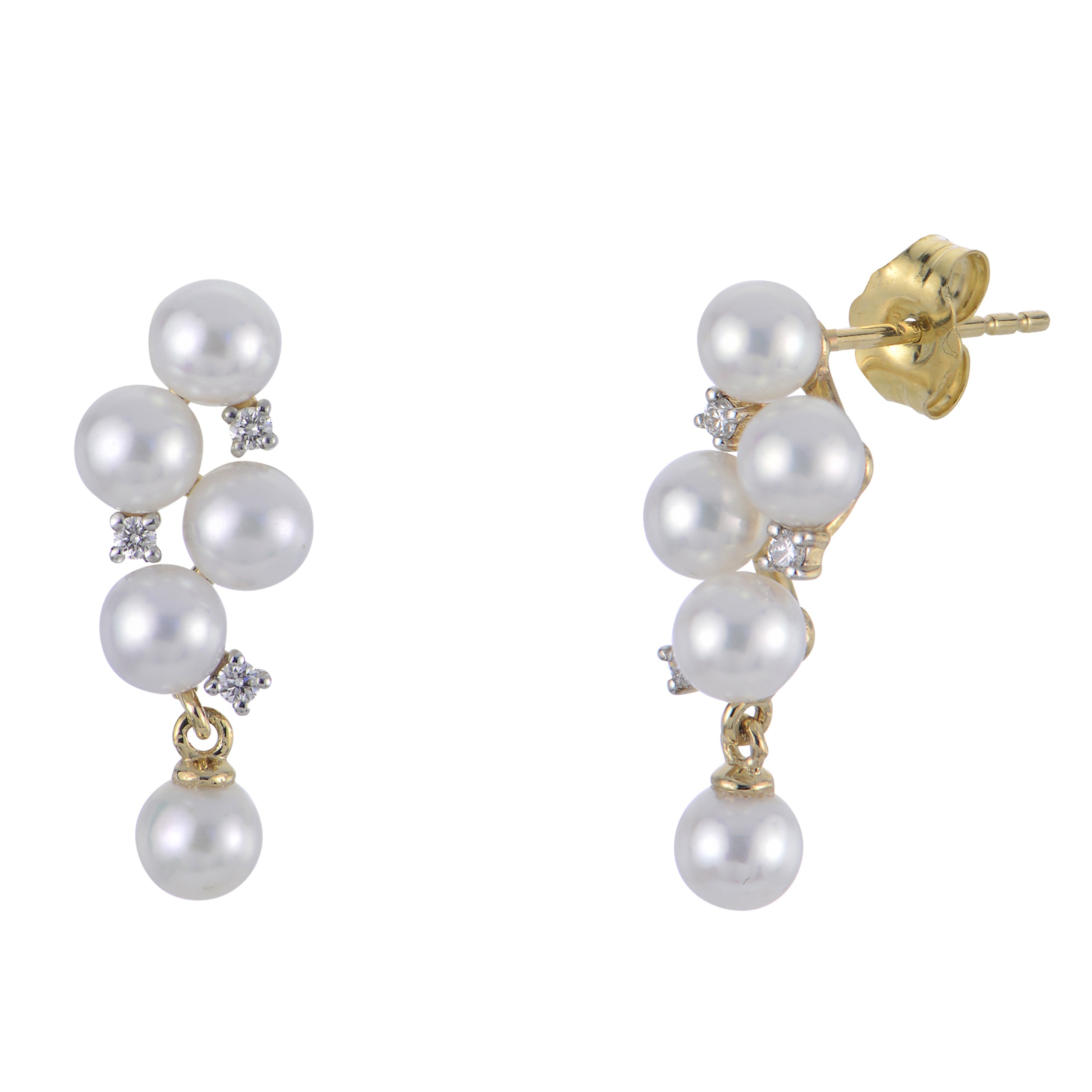 Parkplace Pearls 14KT Yellow Gold Freshwater Pearl Earring 923395/FWAA