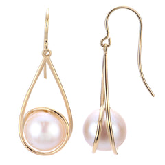 Parkplace Pearls 14KT Yellow Gold Freshwater Pearl Earring 923507/FW