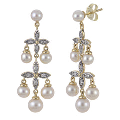 Parkplace Pearls 14KT Yellow Gold Freshwater Pearl Earring 923795/FWAA