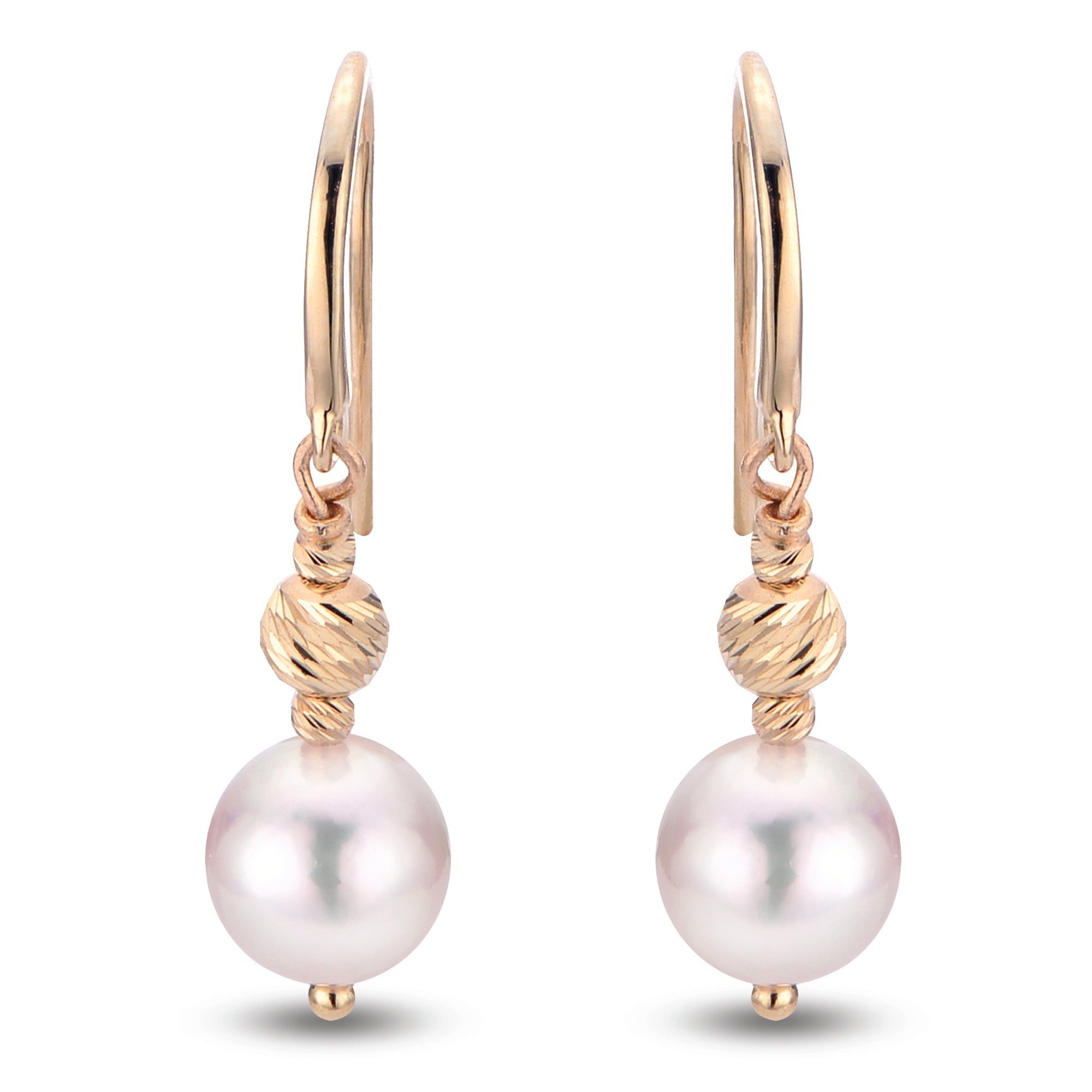 Parkplace Pearls 14KT Yellow Gold Akoya Pearl Earring 923850/A