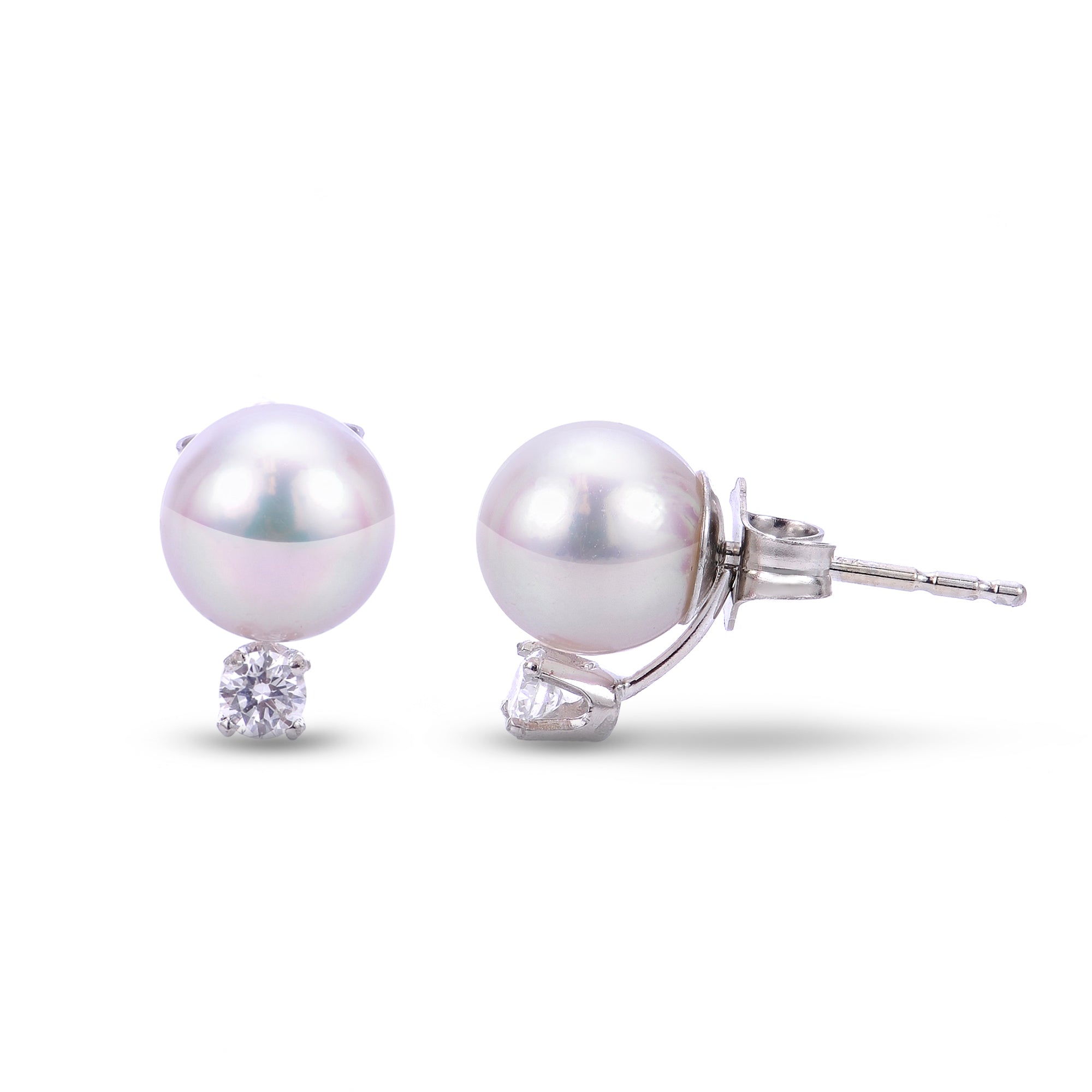 Parkplace Pearls 14KT White Gold Akoya Pearl Earring 924177/AWH