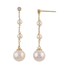 Parkplace Pearls 14KT Yellow Gold Freshwater Pearl Earring 924261/FWAA