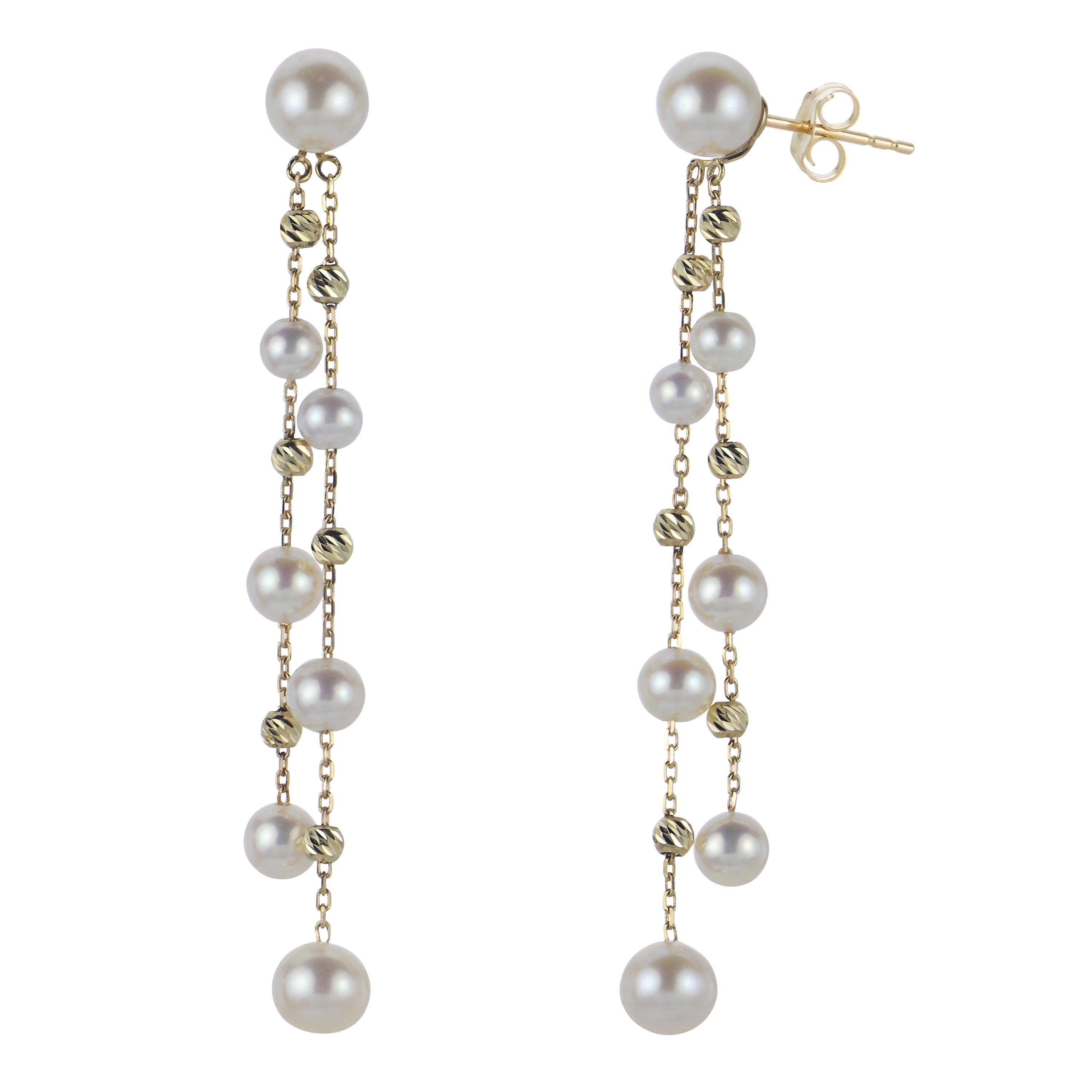 Parkplace Pearls 14KT Yellow Gold Freshwater Pearl Earring 924667/FWAA