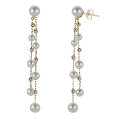 Parkplace Pearls 14KT Yellow Gold Freshwater Pearl Earring 924667/FWAA