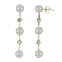 Parkplace Pearls 14KT Yellow Gold Freshwater Pearl Earring 924669/FW