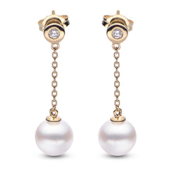 Parkplace Pearls 14KT Yellow Gold Freshwater Pearl Earring 924705/AA