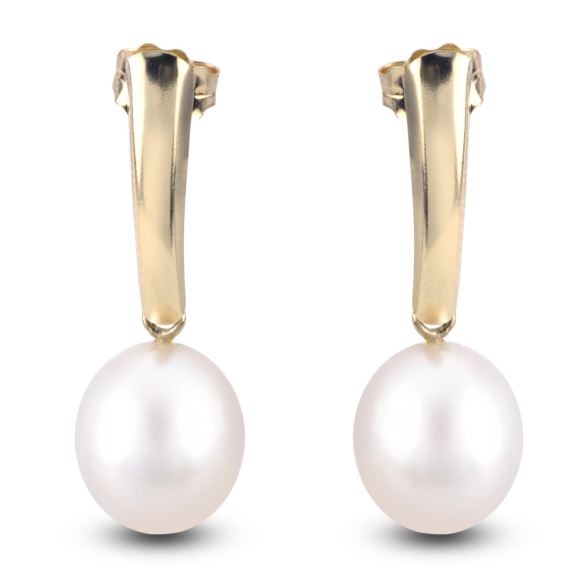 Parkplace Pearls 14KT Yellow Gold Freshwater Pearl Earring 924824