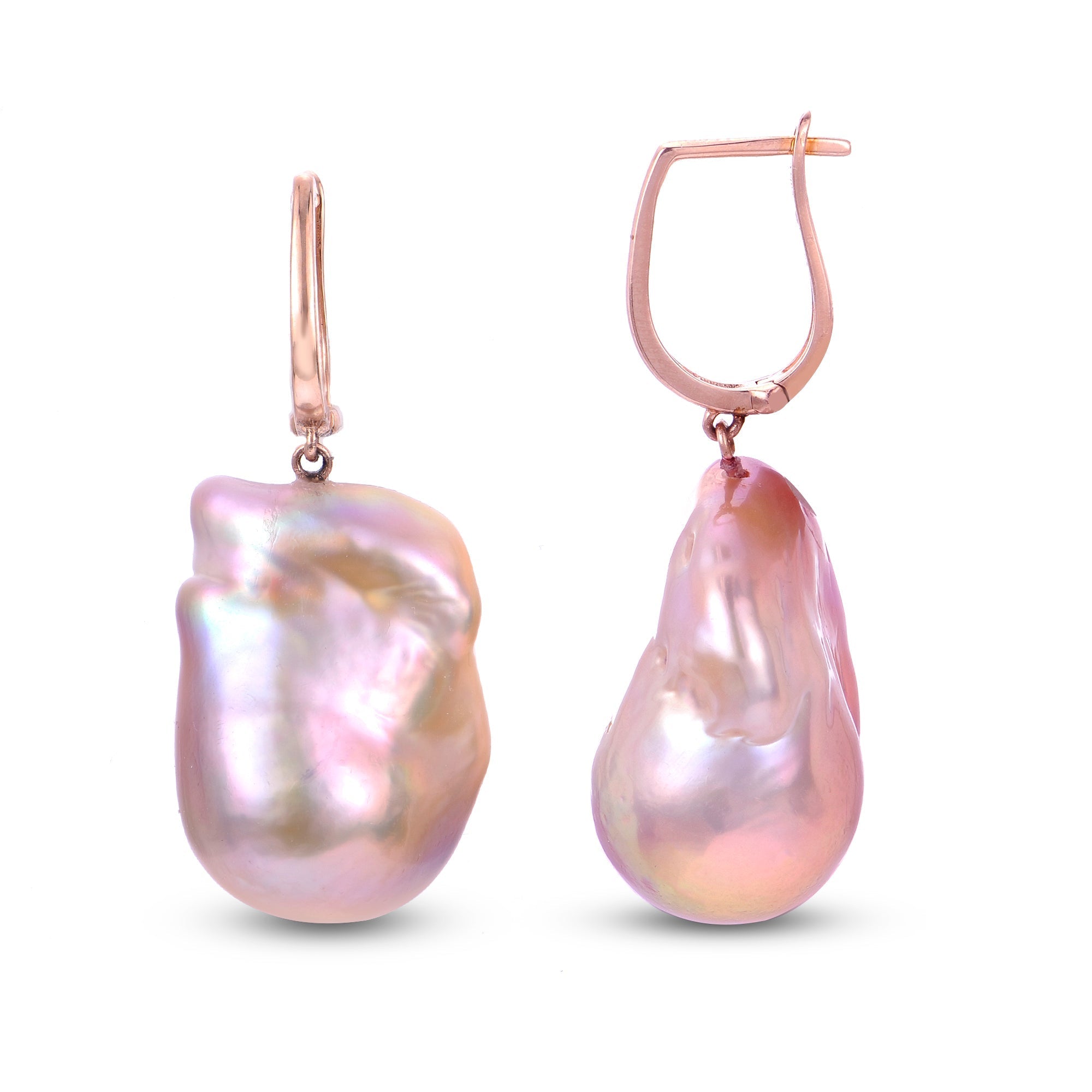 Parkplace Pearls 14KT Rose Gold Freshwater Pearl Earring 924845/RG-NQ
