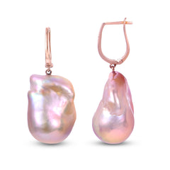 Parkplace Pearls 14KT Rose Gold Freshwater Pearl Earring 924845/RG-NQ