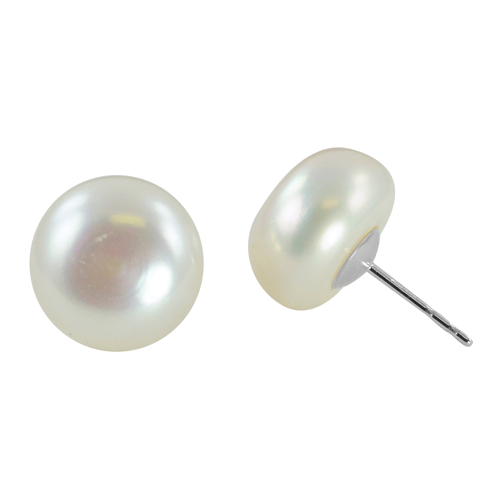Parkplace Pearls 14KT White Gold Freshwater Pearl Earring 925223/WH