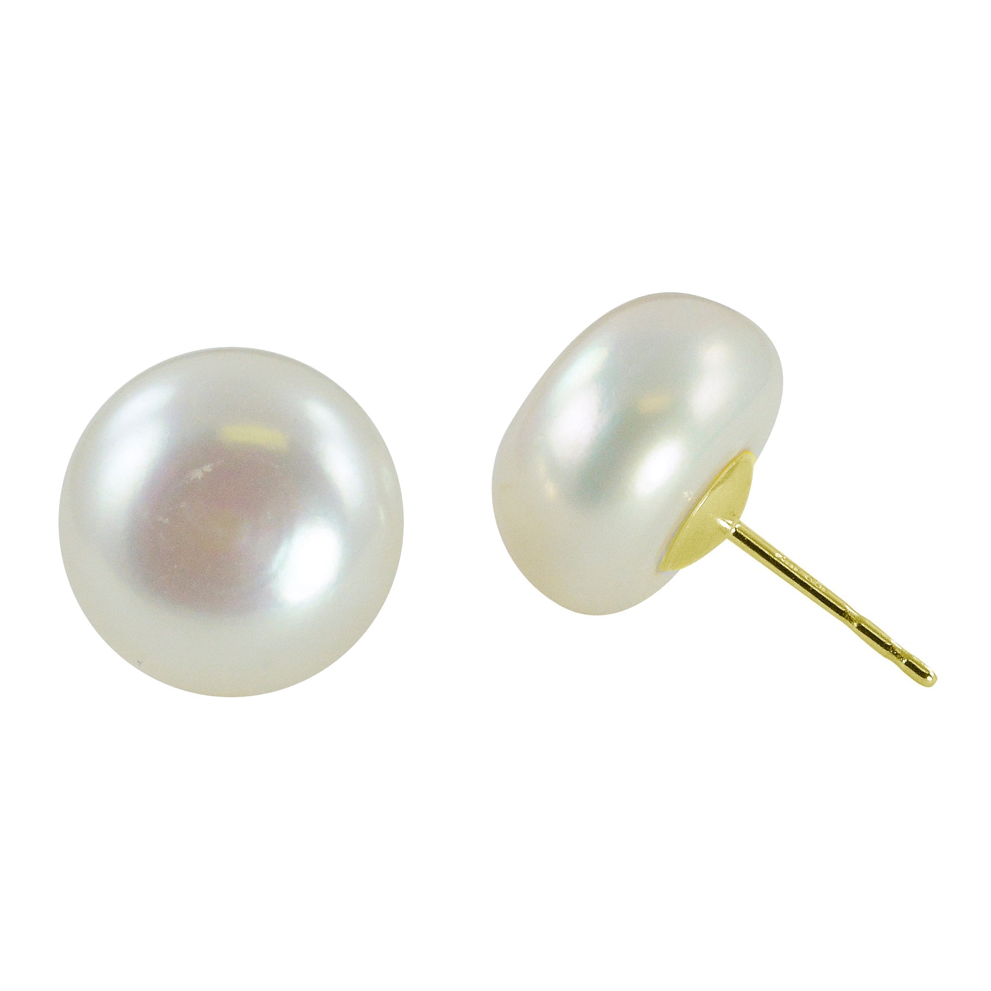 Parkplace Pearls 14KT Yellow Gold Freshwater Pearl Earring 925224