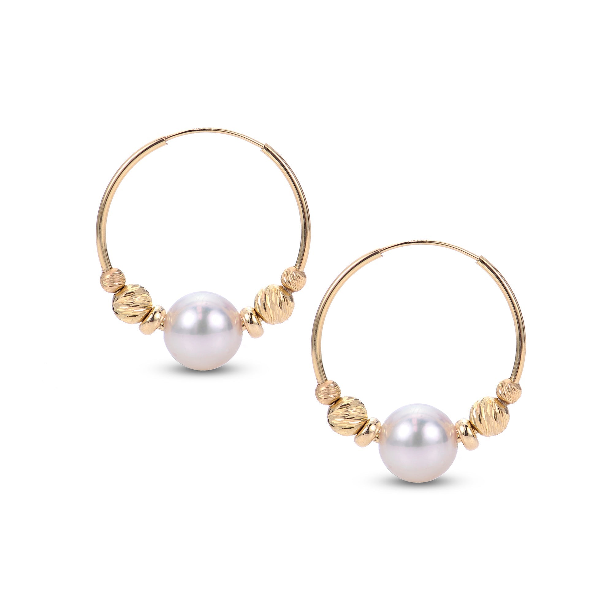 Parkplace Pearls 14KT Yellow Gold Akoya Pearl Earring 925600/AA