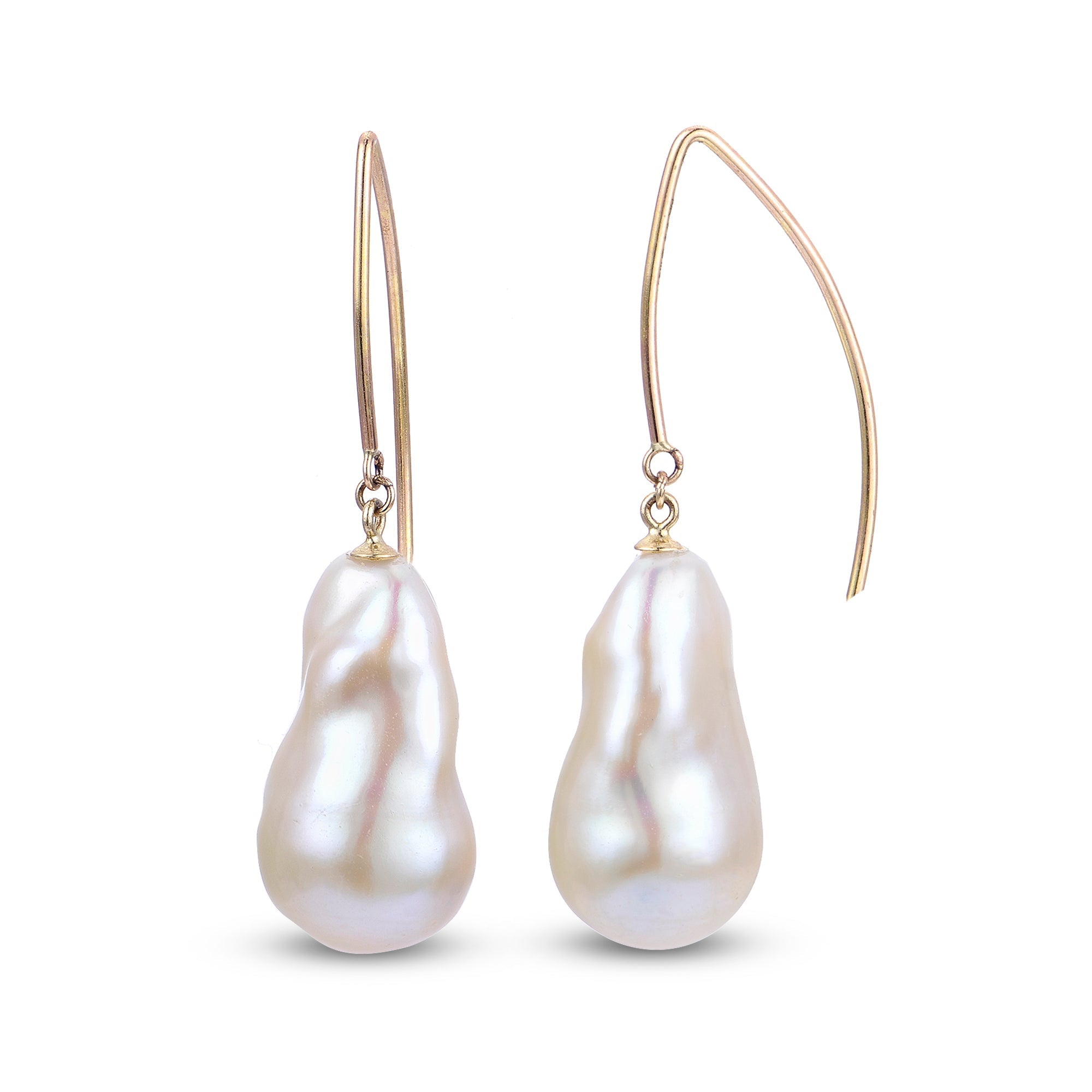 Parkplace Pearls 14KT Yellow Gold Freshwater Pearl Earring 926001