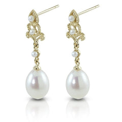 Parkplace Pearls 14KT Yellow Gold Freshwater Pearl Earring 926041/FW