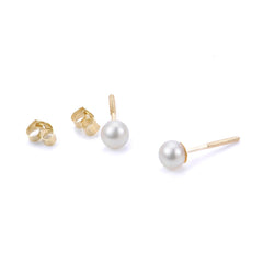 Parkplace Pearls Children's 14KT Yellow Gold Freshwater Pearl Earring 926051/FWAA