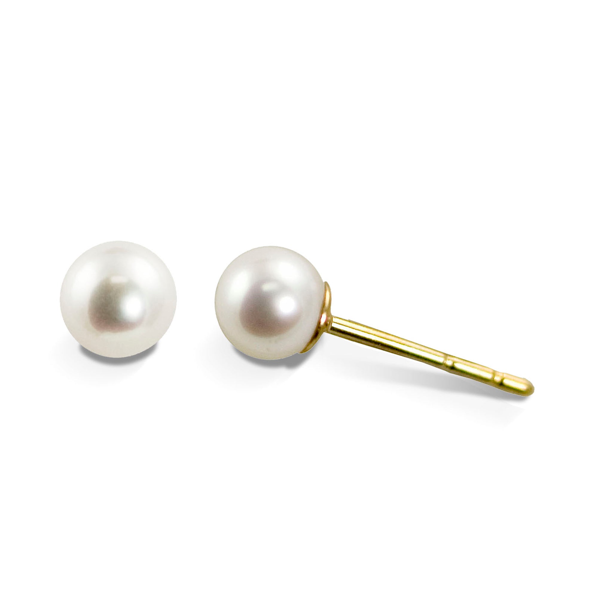 Parkplace Pearls 14KT Yellow Gold Akoya Pearl Earring 926100/A