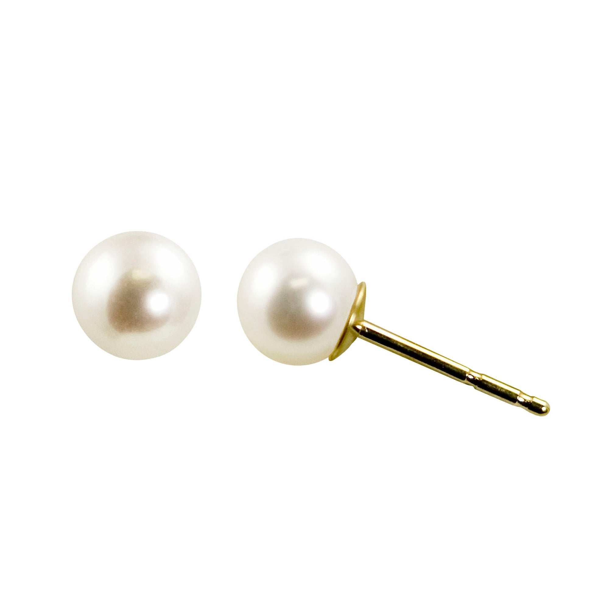 Parkplace Pearls 14KT Yellow Gold Akoya Pearl Earring 926101/A
