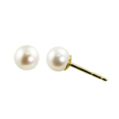 Parkplace Pearls 14KT Yellow Gold Akoya Pearl Earring 926101/A