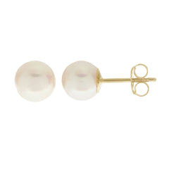 Parkplace Pearls 14KT Yellow Gold Akoya Pearl Earring 926102/AA