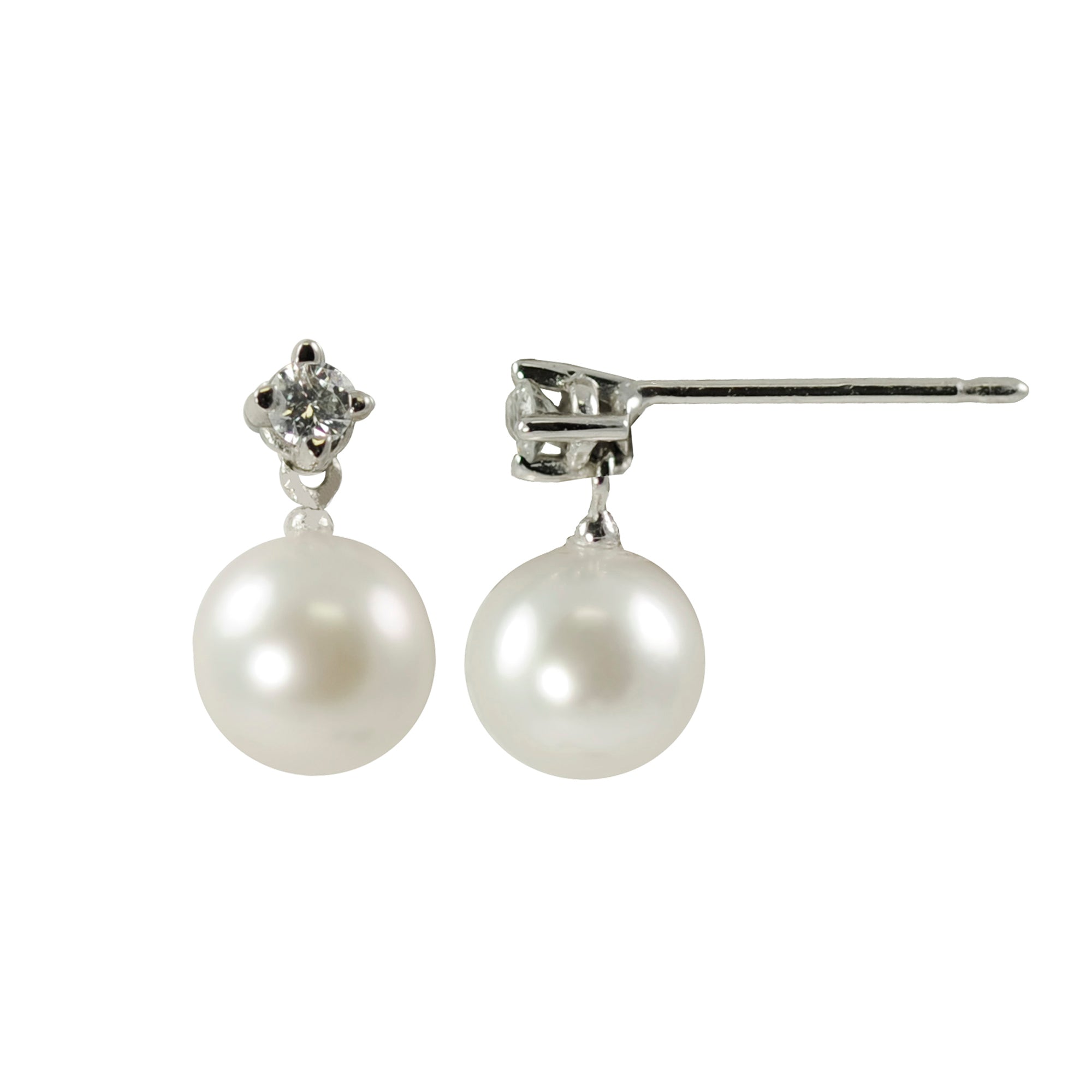 Parkplace Pearls 14KT White Gold Akoya Pearl Earring 926160/WH
