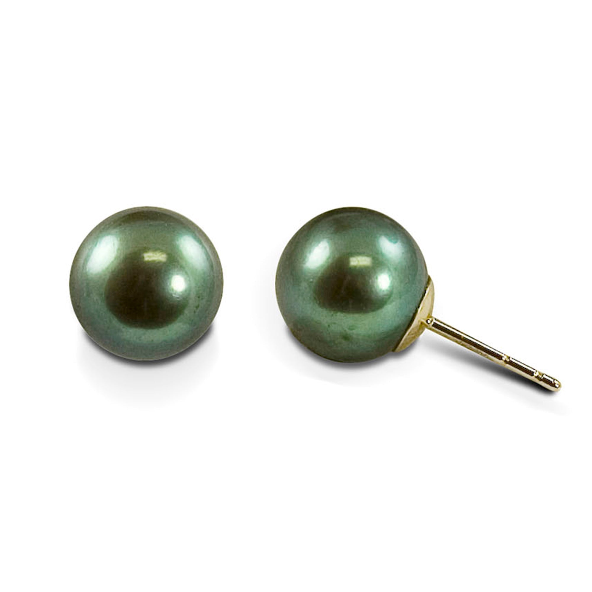 Parkplace Pearls 14KT Yellow Gold Freshwater Pearl Earring 926223/GRN