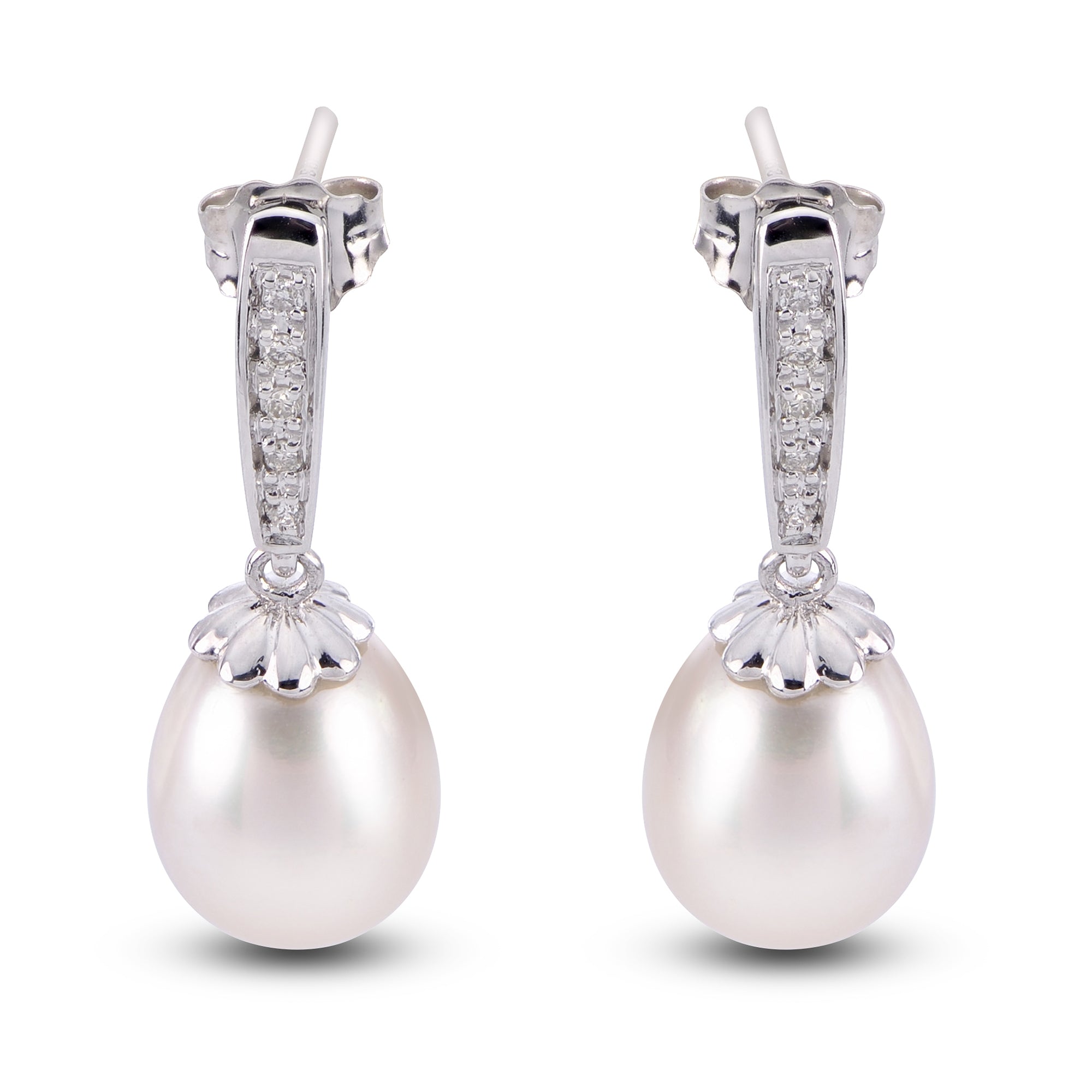 Parkplace Pearls 14KT White Gold Freshwater Pearl Earring 926237/WH
