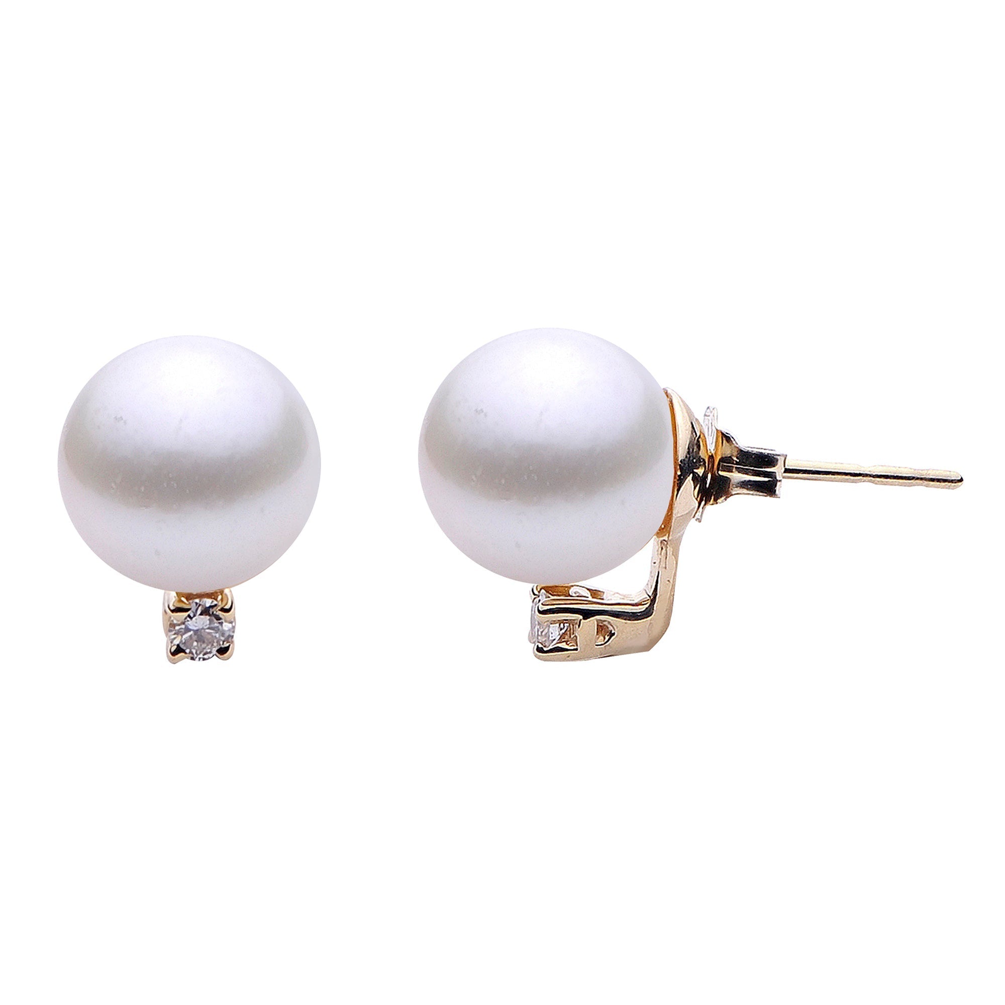 Parkplace Pearls 14KT Yellow Gold Freshwater Pearl Earring 926279